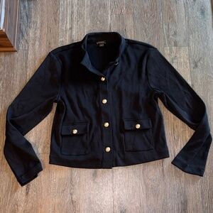 NWOT Ann Taylor 💯 Cotton Lightweight Button-up Jacket Sz Large